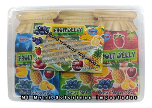 Gelatinas Solidas Mermeladas X40u Golosinas,cumpleaños,candy