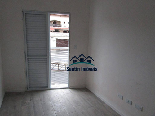 Cobertura Com 2 Quartos,, Sala, Cozinha, Vaga Coberta Com Planejados À Venda, 90 M² Por R$ 279.000 - Vila Guiomar - Santo André/sp - Co0349