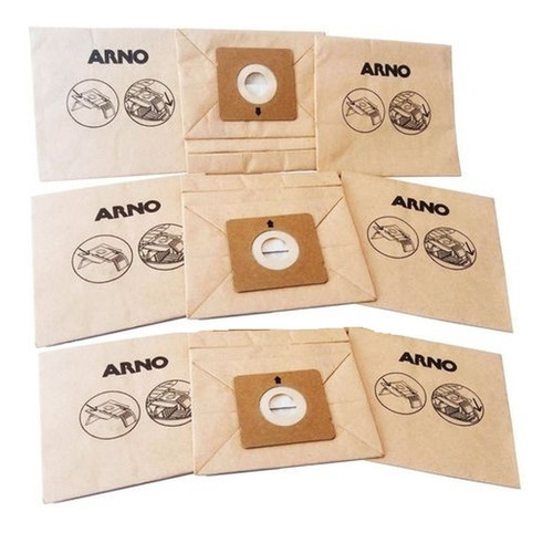 Imagem 1 de 1 de Kit 6 Unidades Sacos Aspirador De Pó Arno Nitro Original