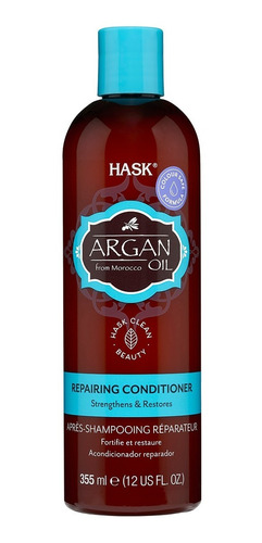 Imagen 1 de 6 de Hask Acondicionador Argan Oil 355 Ml