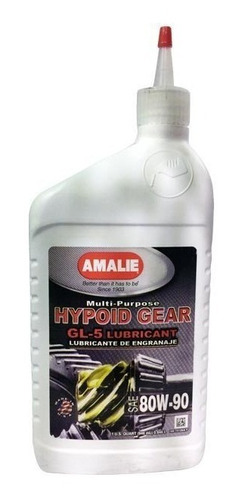 Aceite Diferenciales Amalie Hypoid Gear Sae 80w90 Gl-5  Ls 