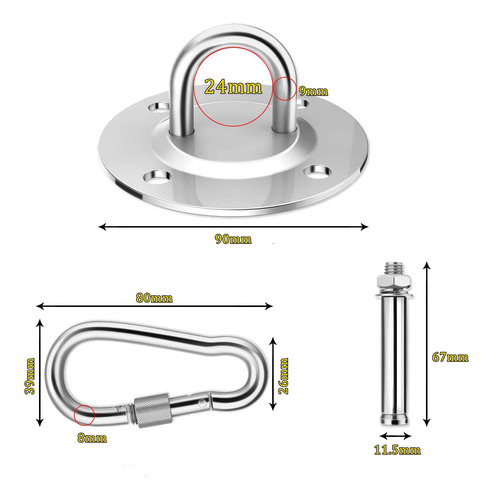 Gancho De Techo Soporte De Silla Colgante Compatible Con