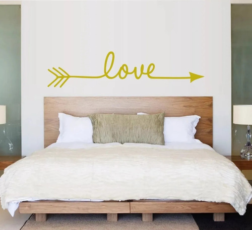 Adesivo Decorativo De Parede Quarto De Casal Seta Love Amor