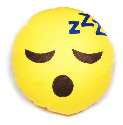 Almofada Emoji Porta Pijama Em Feltro