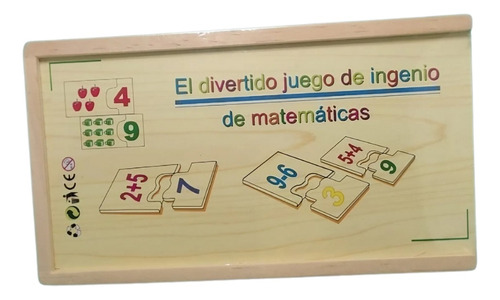 Juego Matemático Tabla Multiplica Domino Didactico Niños