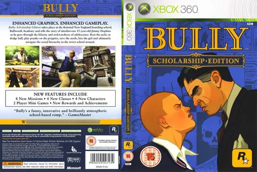 Bully Scholarship Edition Xbox One/360 - Original Lacrado