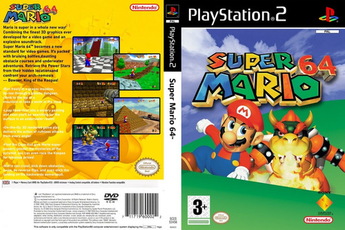 Super Mario 64 | Ps2 | Dvd Fisico