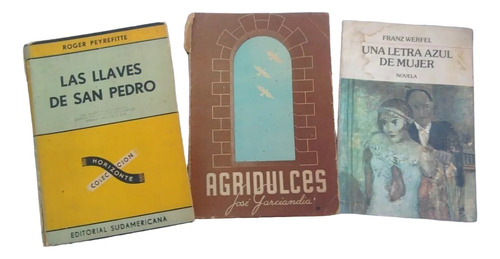 Lote 6 Libros,peyrefitte,banchero,werfel,ramirez