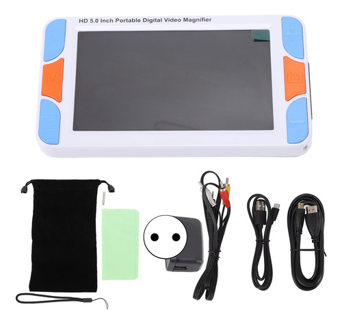 Lupa Digital Portátil Con Pantalla Lcd A Color De 5 Pulgadas