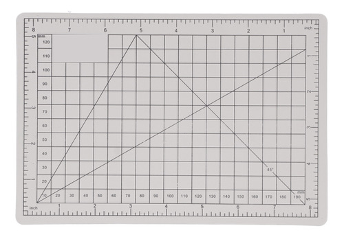 Alfombrilla De Corte Para Grabar, Escala A5, 2 Colores, Dobl