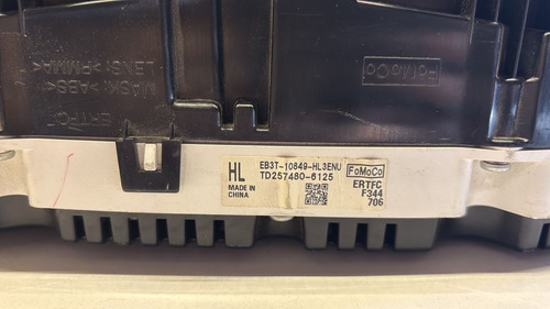 Tablero Instrumental Ford Ranger Eb3t-10849-hl3enu (usado) Negro (Usado)