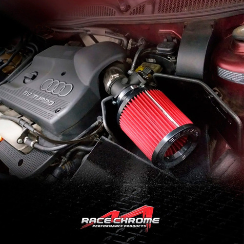 Imagem 3 de 5 de Kit Intake Audi A3 1.8 20v Turbo 1999 A 2005 2006 Vermelho