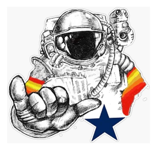 Generic Astro-naut! - Adhesivo Adhesivo Para Parachoques (5 