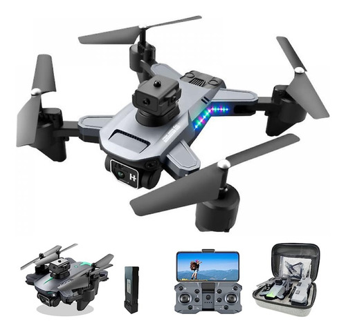 Drone Wifi Plegable S6 Pro Sensor Evita Obstáculos Estuche