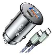 Comprar Cargador De Auto Usb C De 67.5 W, Carga Rápida Cuerpo Metali