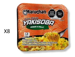 Sopa Maruchan Yakisoba Sabor A Pollo 113.4g 8 Piezas