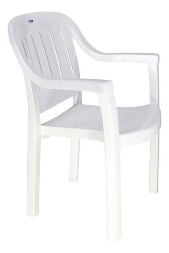 Cadeira Tramontina Miami Plástico Polipropileno Branco