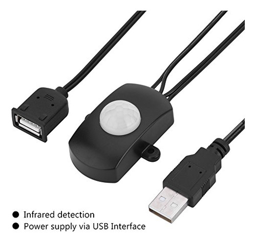 Interruptor Pir Led Fosa, Sensor De Movimiento Infrarrojo