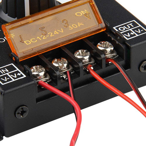 Regulador De Atenuación De Luz Led Dc12v-24v 30a Pwm R...