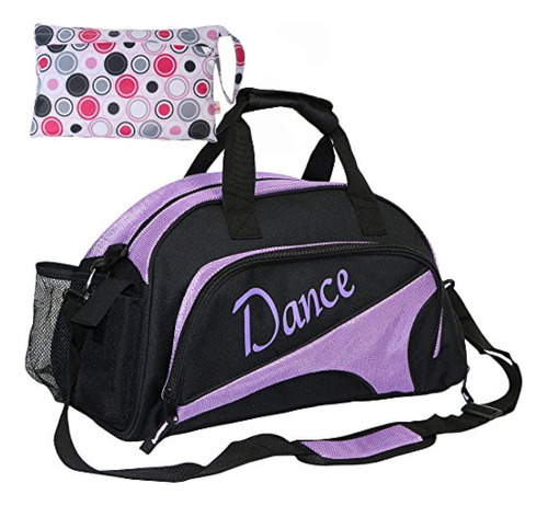 Kilofly Girls Ballet Dance Sports Gym Duffel Bag Travel Llev