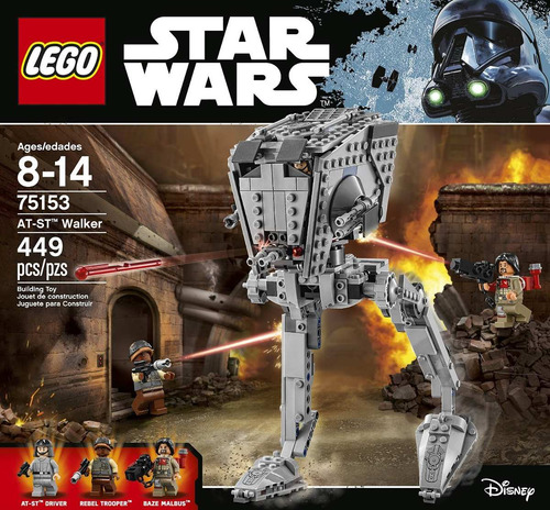 Lego Star Wars 75153 Figura Caminante At-st 449 Pzs