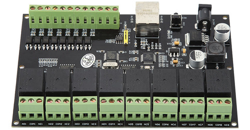 Controlador De Red Web Relay De 8 Vías Ethernet Tcp/ip Activ