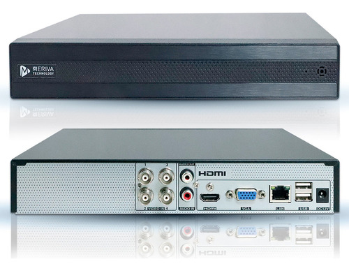 Dvr 6ch 2mp (4ch Bnc/ 2ch Ip) Pentahíbrido Mxvr-2104a Meriva