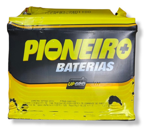 Batería 24mr/34mr 1100 12v Lado Derecho Pioneiro 18meses