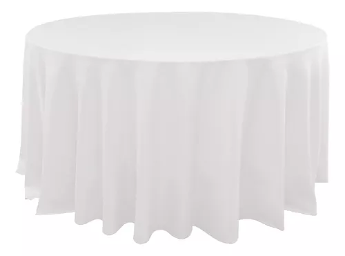 Mantel rectangular blanco 3x2,5 (para mesa 153x75)