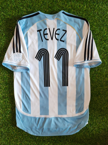 Camiseta Selección Argentina Utileria Tevez # 11 (Usado)