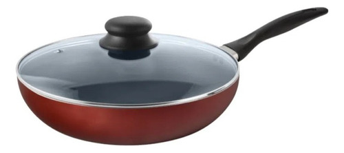 Wok Ilko Antiadherente 28cm Just Cook Con Tapa