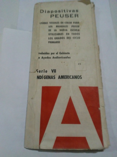 Diapositivas Peuser Indígenas Americanos  (total: 24)