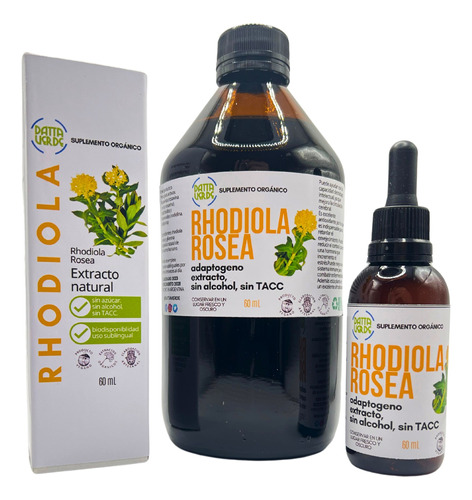 Extracto Rhodiola Rosea, Rodiola 500 Ml