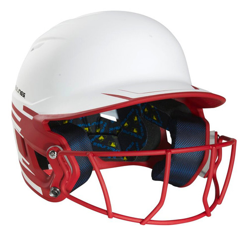 Casco Softbol Rawlings Mach Ice Rojo Adulto