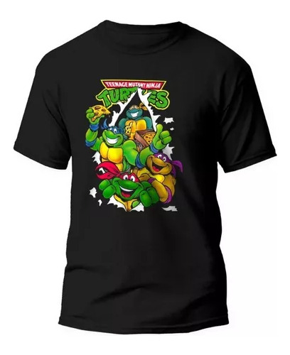 Remera Tmnt Las Tortugas Ninja. Infantil