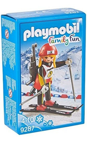 Conjunto De Figuras De Biatletas Femeninas Playmobil.