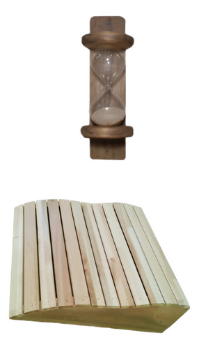 Accesorios Para Sauna Reloj De Arena Y Apoyacabeza