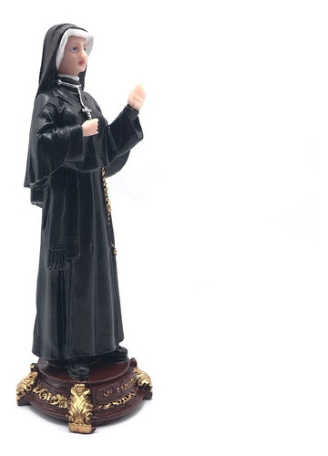 Imagem Santa Faustina Resina Linha Clássica 20 Cm