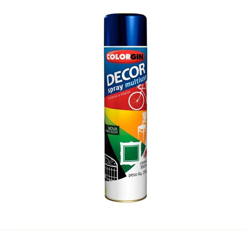 Spray Colorgin Decor Azul Metalico 360ml 8601 C401729