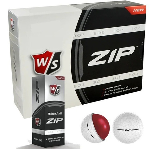 Kaddygolf Pelotas Wilson Golf Staff Zip Blanda/economica X12
