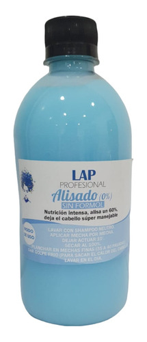 Alisado Sin Formol Linea Lap Profesional 500ml