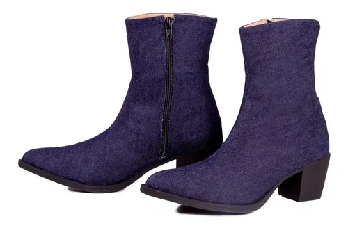 Bota jeans hotsell mercado livre