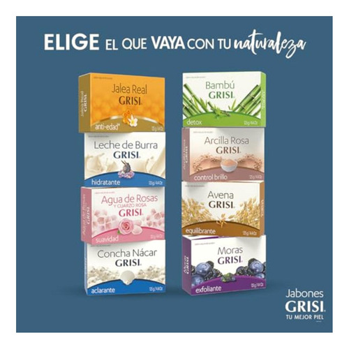 Grisi, Jabón De Tocador, Agua De Rosas Y Cuarzo Rosa |