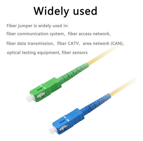 Cable De Conexion De Fibra Optica Sc A Sc Leihong Sc/upc-...