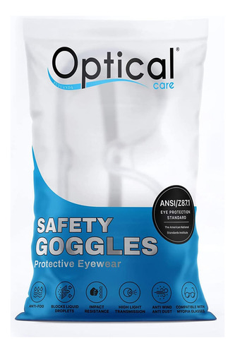 Gafas De Seguridad De Atención Óptica Fda Diseño Anti-fog A