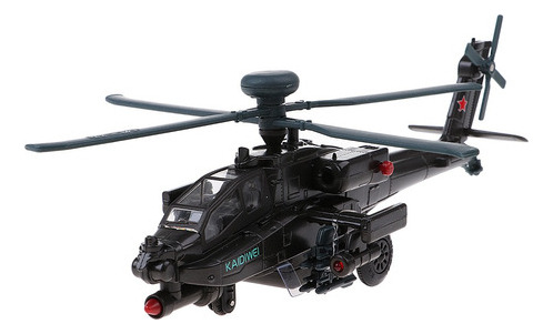 Kit De Aleación Modelo De Avión Ah-64d Gunship Heli De La Se