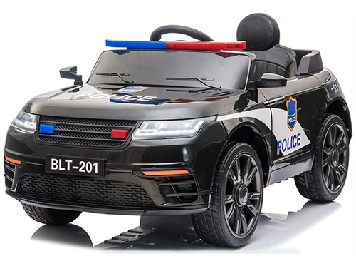 Carro Moto Electrico Niños Land Rover Llanta Caucho Police