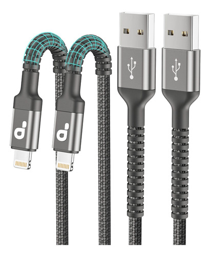     Charger 3ft 2pack Mfi Certified Usb Lightning Cable...