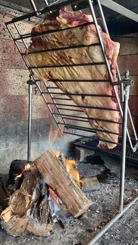 Imagen 6 de 10 de Parrilla Portátil Fogon Pinche Asador Libro Medium - Brasas®