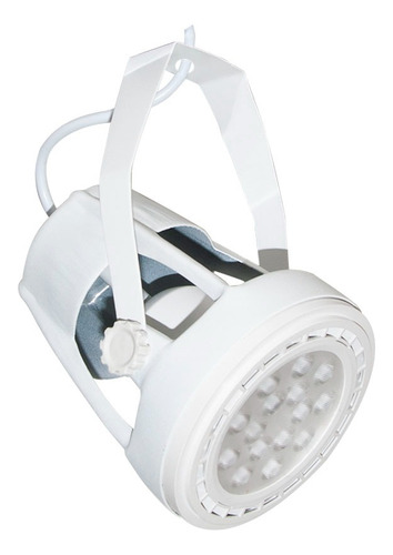 Spot Cabezal Movil Tacho Luz Ar111 Aplique Pack X10 Blanco